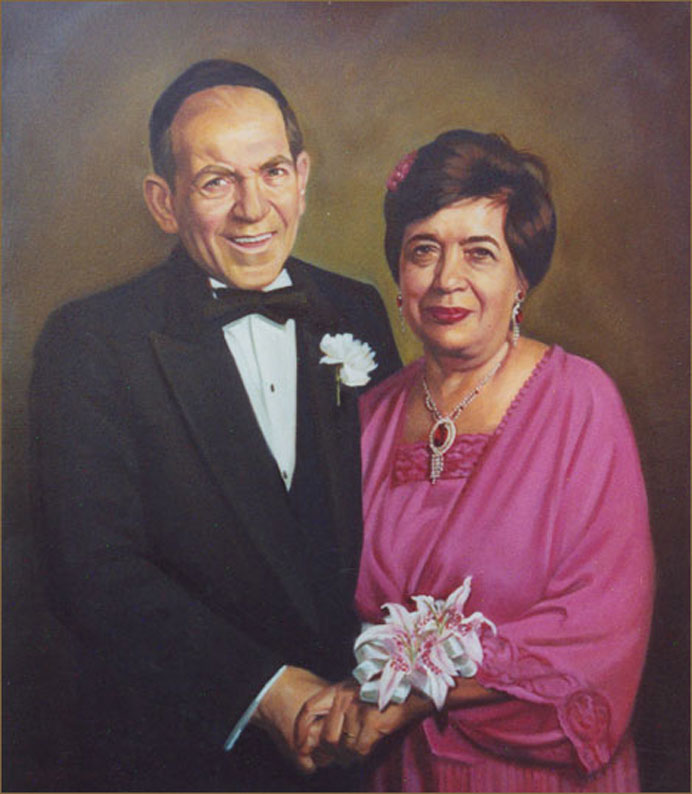 Artist's parents (61.0x71.1 cm)